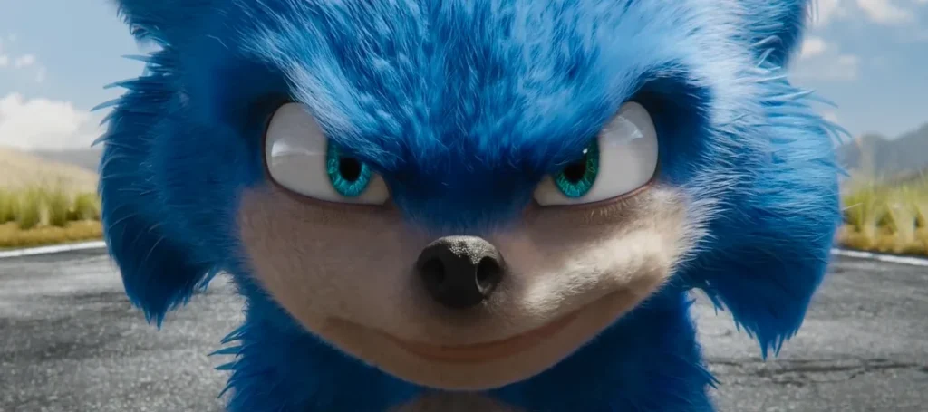 Їжак Сонік посеред дороги