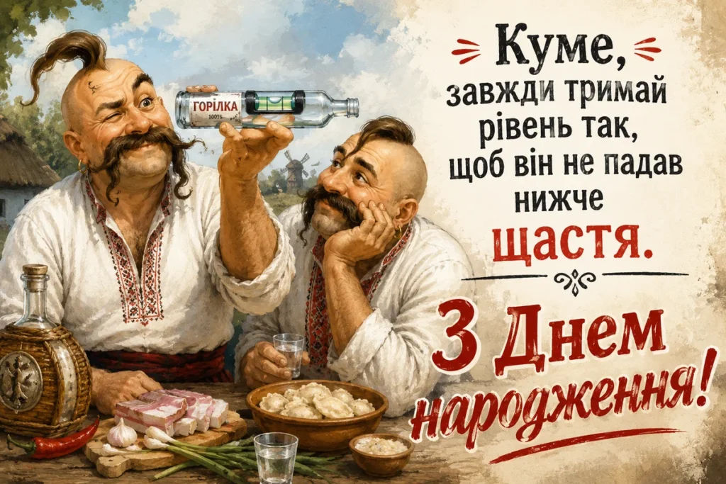 Куме, завжди тримай рівень