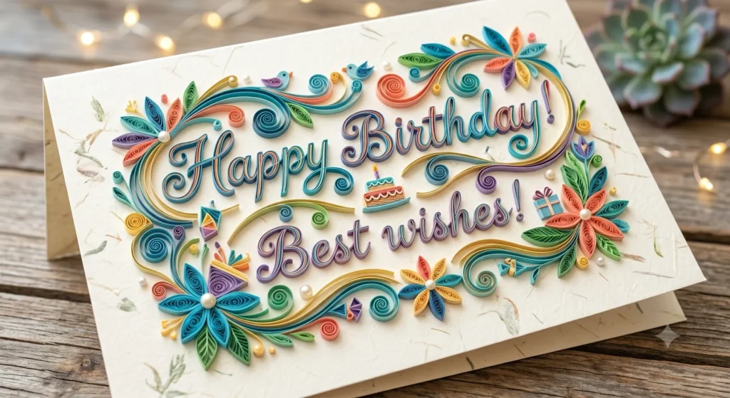 Вітальна листівка Happy birthday