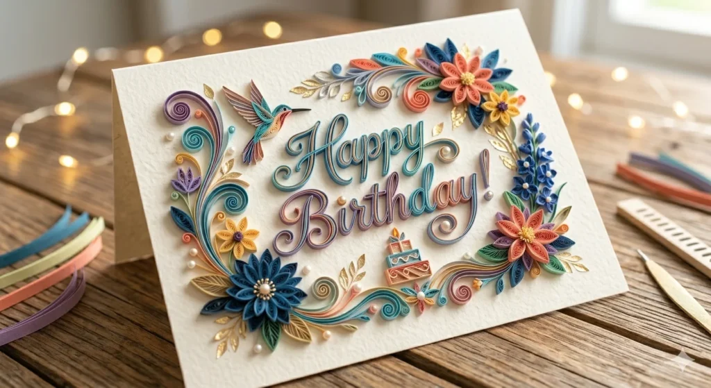 Вітальна листівка Happy birthday
