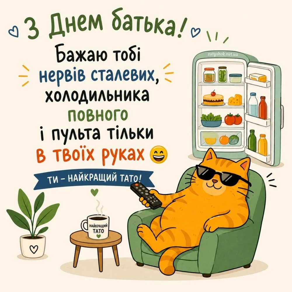 Кіт сидить у зеленому кріслі