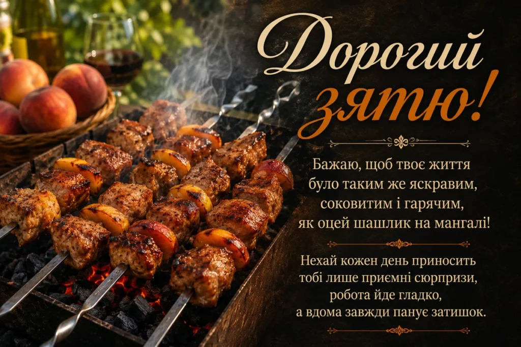 Соковитий шашлик для зятя