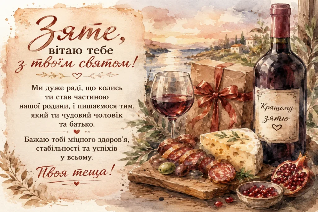 Натюрморт для найкращого зятя