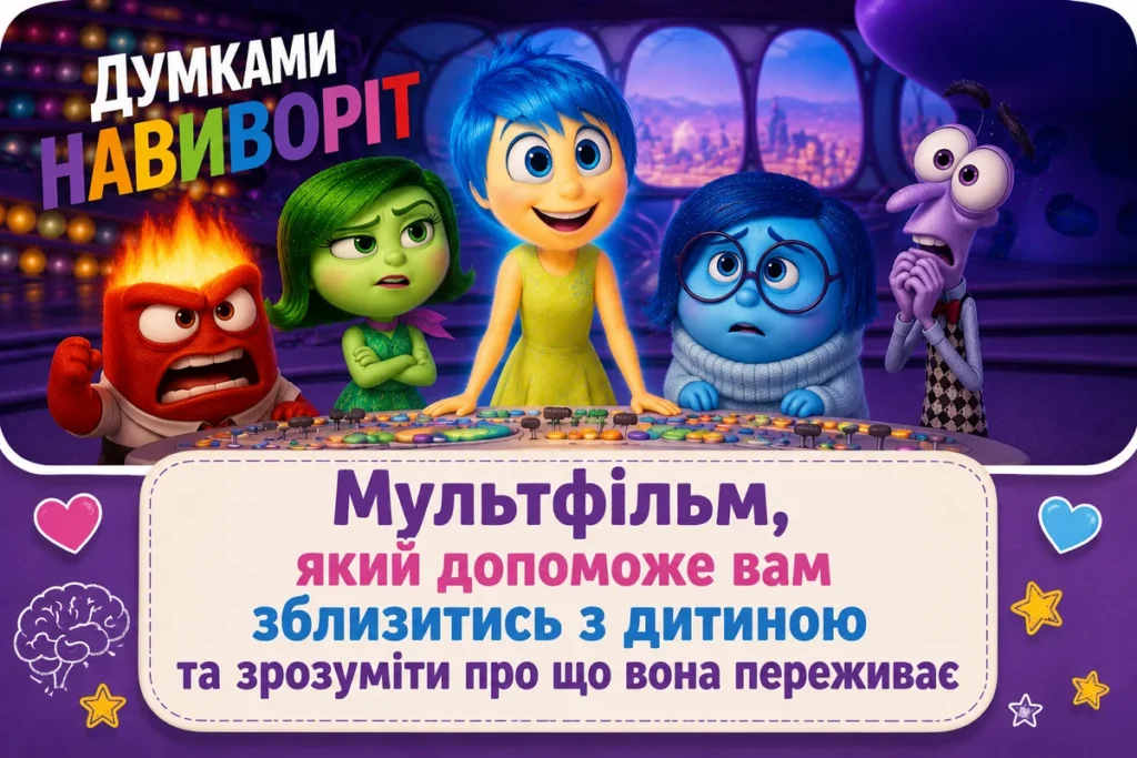 Головні герої мультфільму “Думками навиворіт”