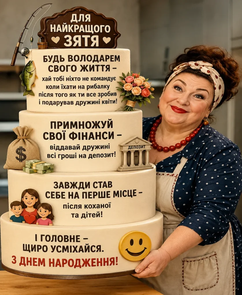 Торт зятю від тещі