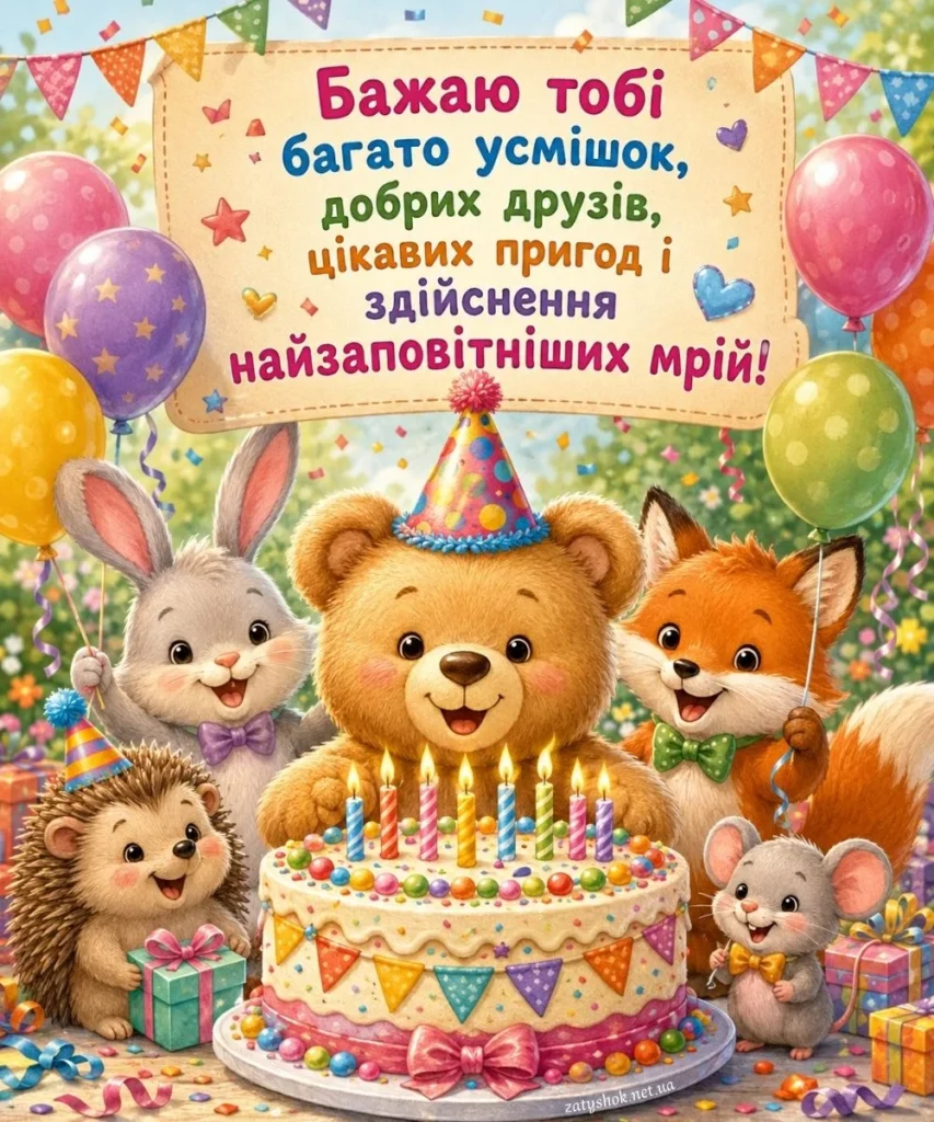 День народження ведмедика