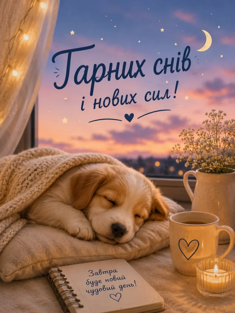 Песик спить на подушці